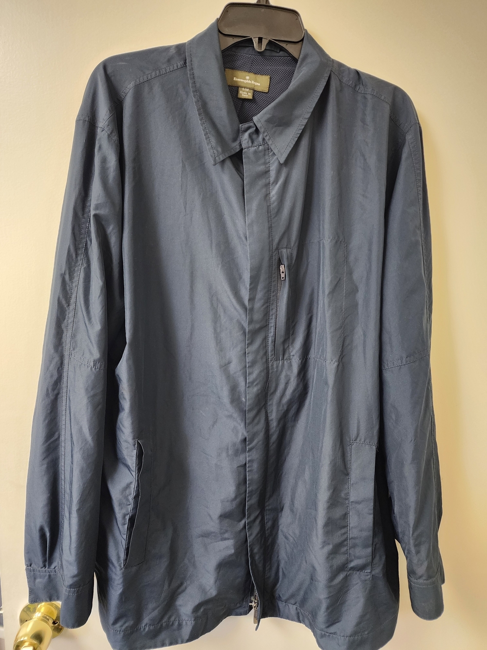 Ermenegildo Zegna Men’s Lightweight Jacket – Made in Italy – Size L / 52